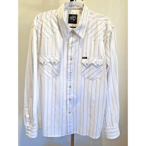 SOUTHERN THREAD Women's XXL Pearl Snap Western Cowboy Rodeo Cowgirl